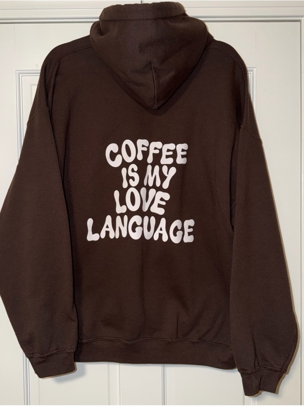 Coffee is my love language hoodie